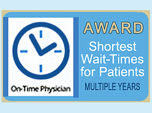 Awards Shortest Wait Times