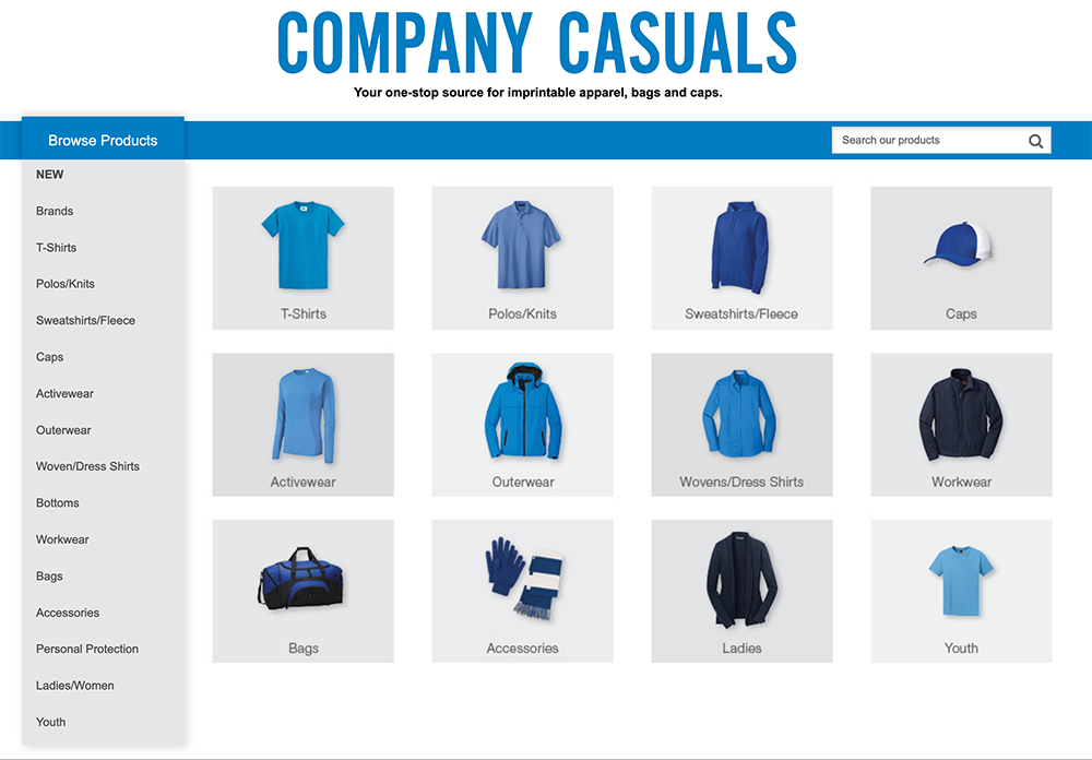 Homepage Company Casuals